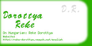 dorottya reke business card